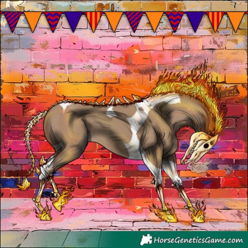 Horse Color:Classic Champagne Tobiano
