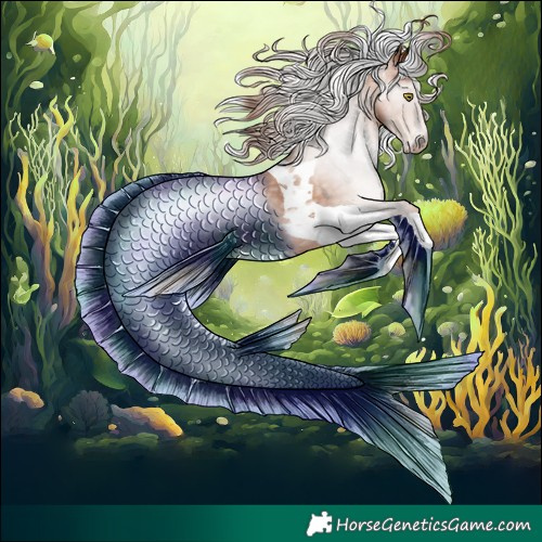 Horse Color:Gray Gold Champagne Tobiano 