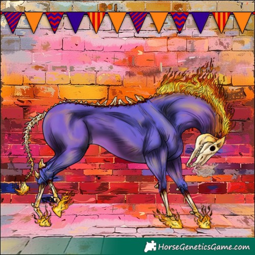 Horse Color:Watercolor Silver Brown 