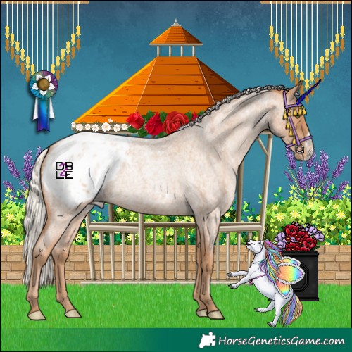 Horse Color:Silver Blue Roan Pearl Frame Blanket