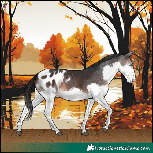 Horse Color:Brown Splash Appaloosa