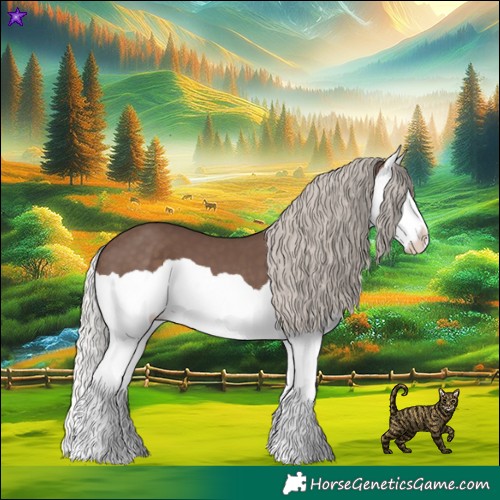 Horse Color:Silver Black Splash 