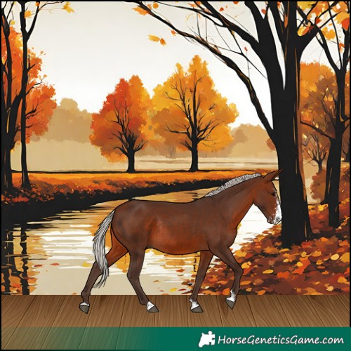 Horse Color:Silver Brown Sabino Rabicano 
