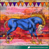 Horse Color:Watercolor Black