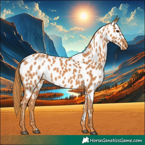 Horse Color:Chestnut Appaloosa