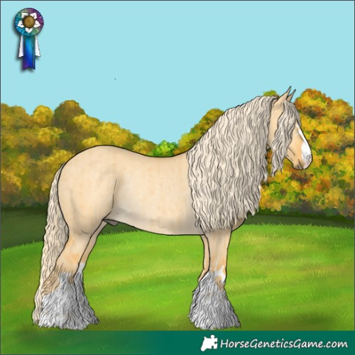 Horse Color:Palomino Dun Rabicano Brindle 