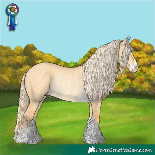 Horse Color:Palomino Dun Rabicano Brindle 