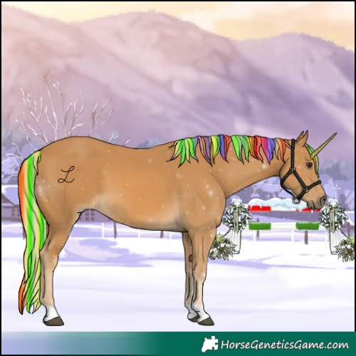 Horse Color:Painted Palomino 