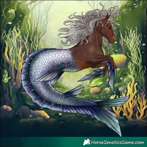 Horse Color:Silver Brown Tobiano Varnish