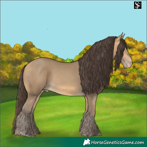 Horse Color:Sable Cream Champagne 