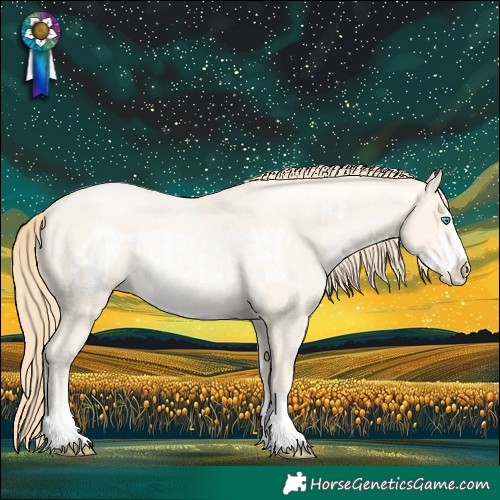 Horse Color:Buckskin Roan Pearl and Buckskin Roan Pearl Frame