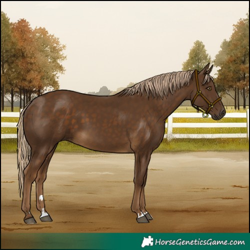 Horse Color:Chocolate Palomino 
