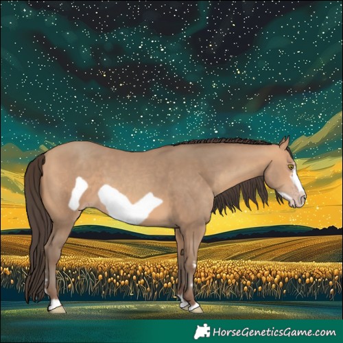 Horse Color:Amber Champagne Frame 