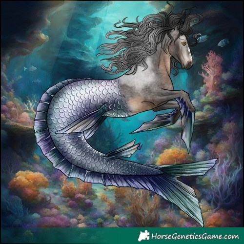 Horse Color:Gray Brown Roan Rabicano 