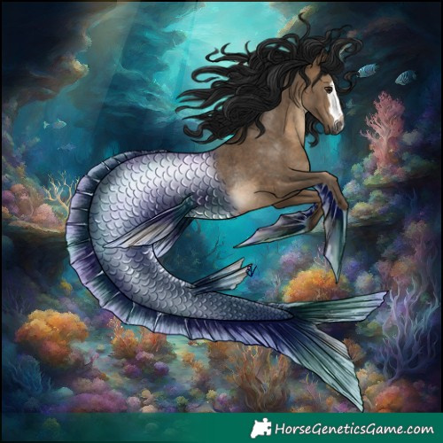 Horse Color:Gray Bay Dun Rabicano 