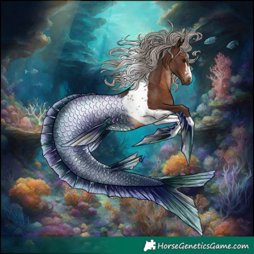 Horse Color:Silver Brown Tobiano Rabicano 