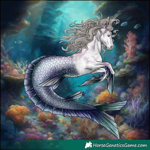 Horse Color:Gray Watercolor Chocolate Palomino Ice Pearl Dun Tobiano 