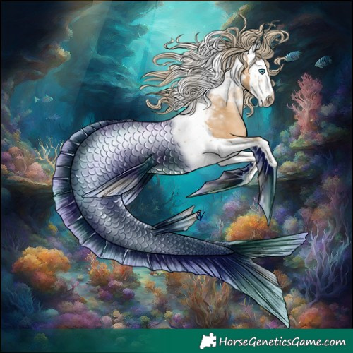 Horse Color:Gray Chocolate Palomino Pearl Dun Splash Tobiano