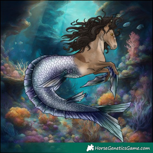 Horse Color:Gray Brown Pearl Dun 