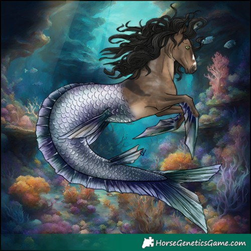 Horse Color:Gray Brown Dun Rabicano
