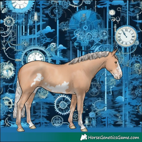 Horse Color:Silver Amber Champagne Frame