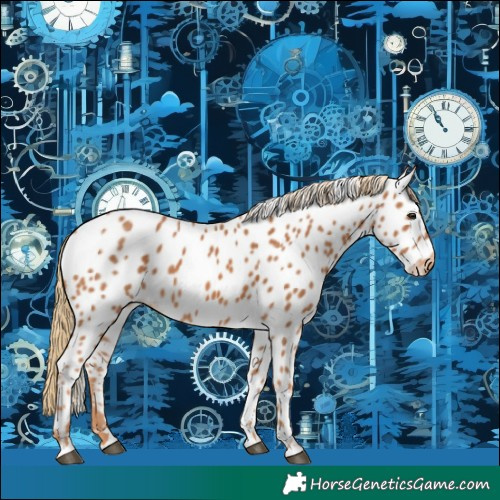 Horse Color:Chestnut Near Leopard