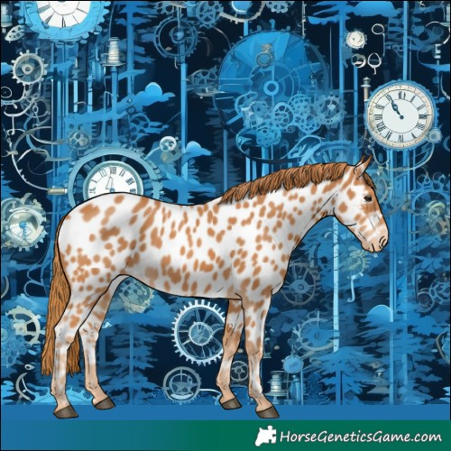 Horse Color:Chestnut Near Leopard
