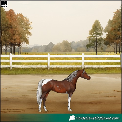 Horse Color:Silver Bay Tobiano Rabicano