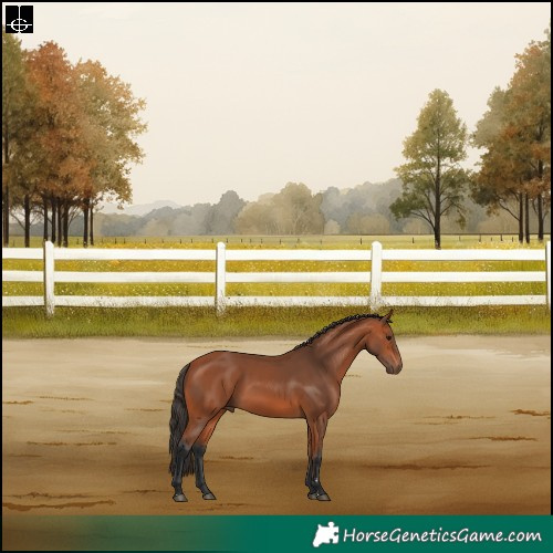 Horse Color:Bay Rabicano