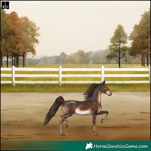 Horse Color:Liver Chestnut Rabicano 