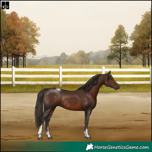 Horse Color:Liver Chestnut Tobiano Rabicano
