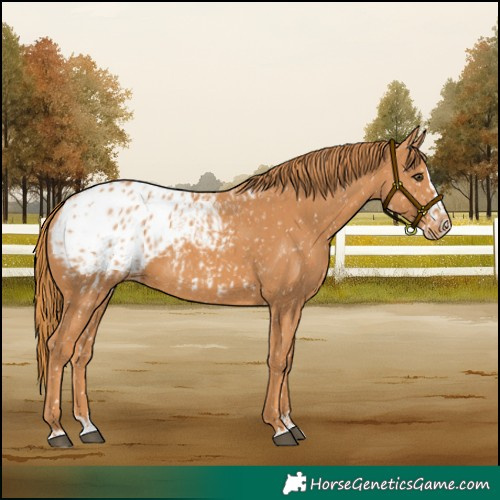 Horse Color:Chestnut Blanket and Chestnut Splash Blanket