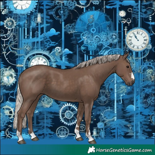 Horse Color:Silver Black