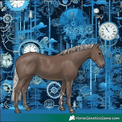Horse Color:Silver Black