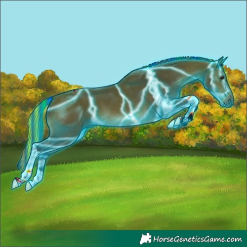Horse Color:Painted Thunderstruck Bay Tobiano