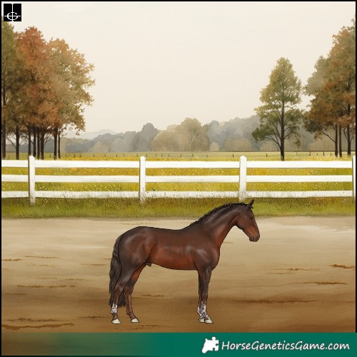 Horse Color:Liver Chestnut Tobiano Rabicano
