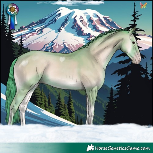 Horse Color:Watercolor Classic Champagne Onyx
