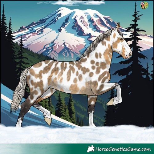 Horse Color:Silver Buckskin Dun Appaloosa Rabicano 