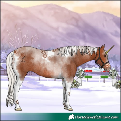 Horse Color:Silver Bay Tobiano Rabicano 