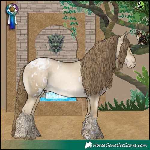Horse Color:White Spotted Buckskin Pearl Dun Appaloosa Rabicano