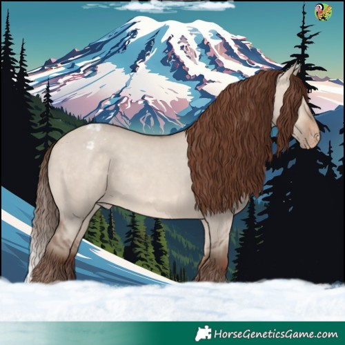 Horse Color:Sable Champagne Dun Appaloosa 