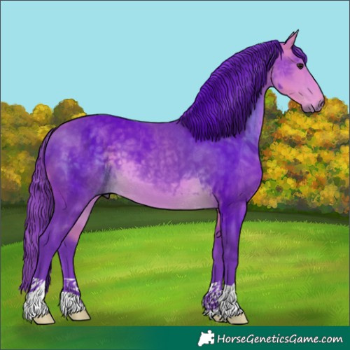 Horse Color:Watercolor Buckskin 