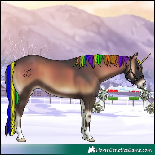 Horse Color:Painted Blue Onyx 