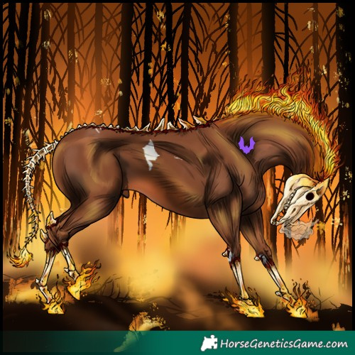 Horse Color:Chestnut Tobiano 