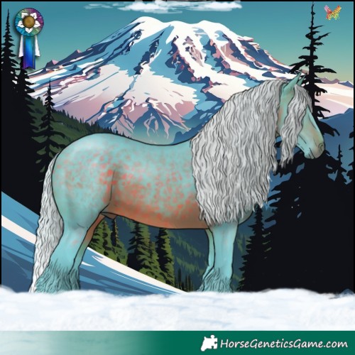 Horse Color:Watercolor Silver Brown 
