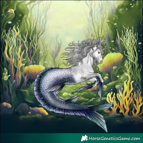 Horse Color:White Spotted Silver Bay Chinchilla Onyx Tobiano