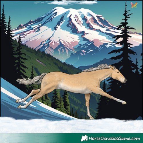 Horse Color:Palomino Dun Rabicano 
