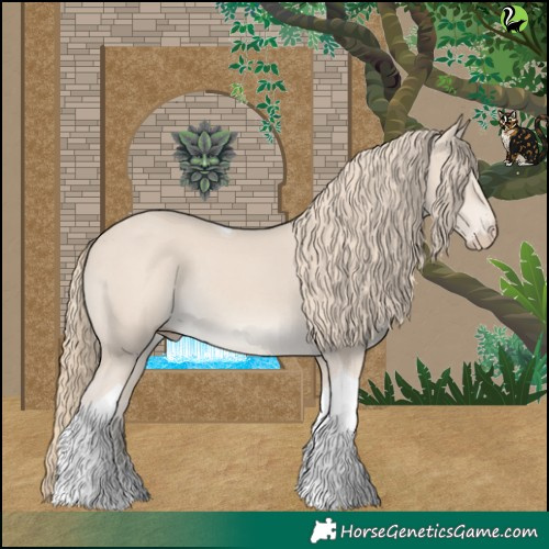 Horse Color:Smoky Creme Tobiano Rabicano 