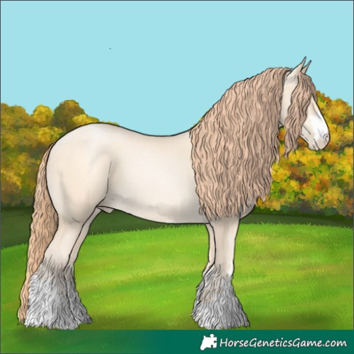 Horse Color:Amber Cream Champagne Pearl