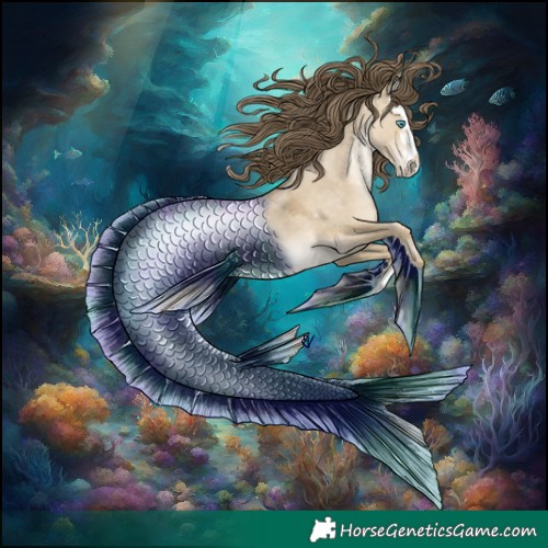 Horse Color:Grullo Snowdrop Pearl Splash Rabicano